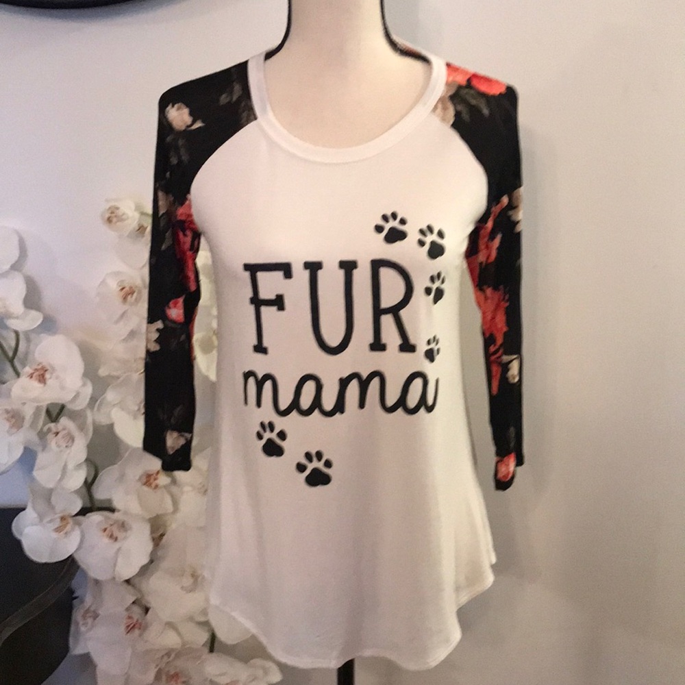 Floral Fur Mama Top - Picture 5 of 5